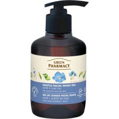 Green Pharmacy Gel Limpeza Suave Aloé Óleo de Linhaça 270 ml