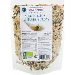 Algamar Vegetable Rice Soup Seaweed Eco 250g