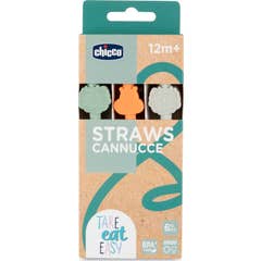 Chicco Canudos Silicone 12M+ 6 Unidades