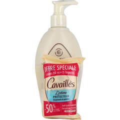 Cavaillès Gel de Limpeza Íntima Protetor 250 ml + Toalhetes 15 unid.