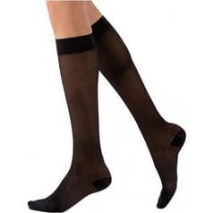 Dynaven Pure Calcetín Transparente Negro Xl 1 Par