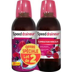 Nutreov Speed Drainer Pack Sabor Fruta Roja 2x500ml