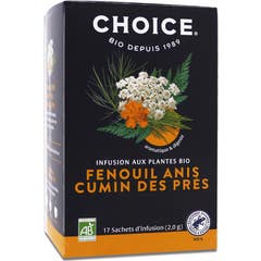 Choice Bio Infusão Bio Funcho Anis Cominho 17 Saquetas