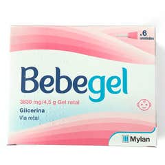 Mylan Bebegel 3830mg/4,5g Gel Retal 6 Unidades