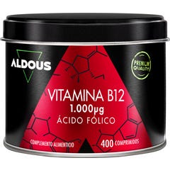 Aldous Vitamina B12 con Ácido Fólico 400comp
