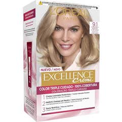 L'Oreal Set Excellence Creme Tint 91 Loira Clara Cinza Loira Clara