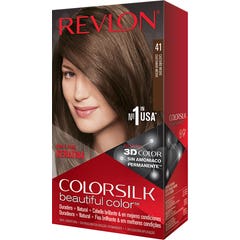 Revlon Colorsilk 41 Kit de Soro de Cor Castanho Médio