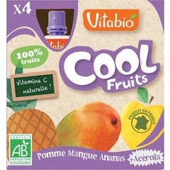 Vitabio Cool Fruits Manzana Manga Piña 12x90g