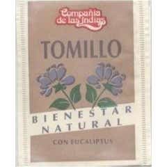 Companhia dos índios infusão tomilho + eucalipto 24uds