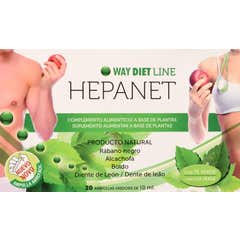 Waydiet Natural Hepanet 20 Ampollas