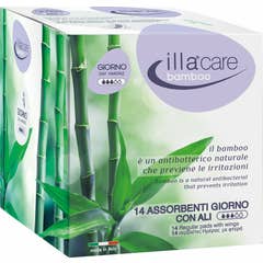 Illa Care Bamboo Compresas Día con Alas 14uds