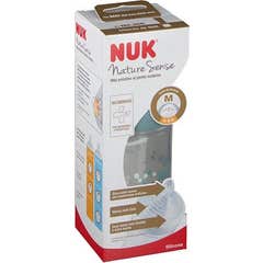 Nuk Nature Sense Mamadeira 260ml Silicone 0-6 M