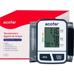 Monitor de pressão arterial de braço digital Acudar 1ud