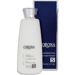 Leite de Limpeza Facial Corona De Oro para Pele Seca 200ml