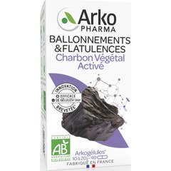 Arkopharma Arkocápsulas Carbón Vegetal Activado Bio 40 Perlas