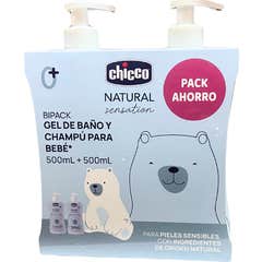 Champô Duplo Gel Chicco 500Ml