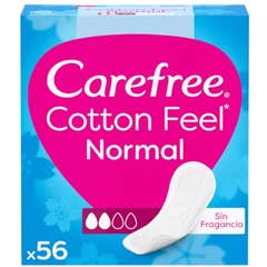 Carefree Carefree Cotton Protector Sin Fragancia 56uds