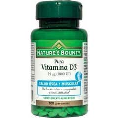 Vitamina Bounty da Natureza D3 25 Mcg (1000ui) 100 Comprimidos