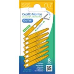 Escova Oratek Interdental Retráctil 0,7 Mm Blister 8 Unidades