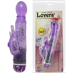 Vibradores Baile Vibrador Multivelocidade com Estimulador Lilac 1ud