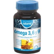 Naturmil Omega 3,6 Y 9 Aceite De Pescado, Lino Y Onagra 60 Perla