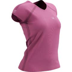 Compressport Shirt Training Ss Woman Deco Rose 1ud