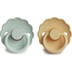 Frigg Chupete Silicona 0-6M Sea Foam Daffodil Gray 2uds