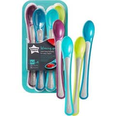 Tommee Tippee Kit Colheres Desmame +4 Meses 4 Unidades