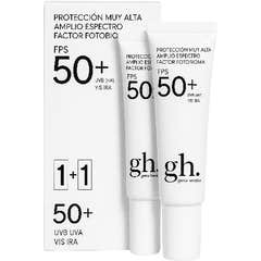 GH Dupla Proteção Muito Alta Fator Fotobioma Spf50+ 2x50 ml