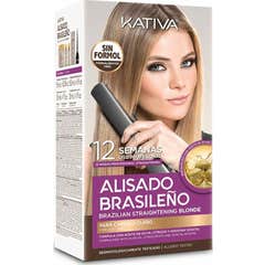 Kativa Kit de Alisamento Capilar Marroquino Louro