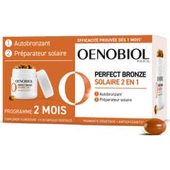 Oenobiol Perfect Bronze Solaire 2 En 1 2x30 Capsules Végétales