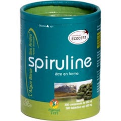 Comprimidos Flamingo Verde Spirulina Orgânica 300