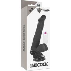 Vibrador Basecock Vibrador Articulado Controle Remoto Preto 20cm 1ud