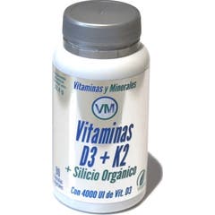 Ynsadiet Vitamina D3+K2+Silicon 90Cap