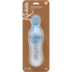 Kiokids Colher de Alimentação Azul Claro 90 ml