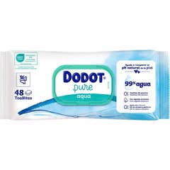 Dodot Aqua Toallitas 0% Plastico 48uds Dodot Aqua Toallitas 0% Plastico 48uds