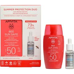 Apivita Kit Bee Sun Safe Fluido Facial Invisível Spf50 + Soro