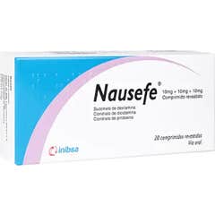 Inibsa Nausefe 10mg + 10mg + 10mg 20comp