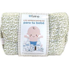 Farline Bebé Essenciais de Bebé Mala Florecinas Verde Bege