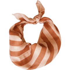 Grech & Co Head Scarf Stripes Sunset + Tierra 1 Unidade