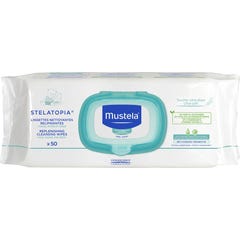 Mustela Stelatopia® Lenços de Limpeza Relipidizantes 50uds