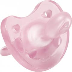 Chicco Physio Soft Chupeta Silicone 0-6M Rosa 1 Unidade