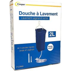 Cooper Ducha de Enema Vaginal y Rectal 2L