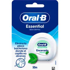 Oral-B Essential Floss fio dental de seda com cera menta 50m 1ud