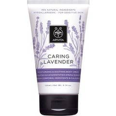 Apivita Caring Lavanda hidratante e calmante creme corporal 150ml