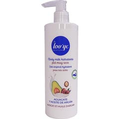Lovyc Body Milk Hidratante Abacate e Argão Pele Muito Seca 400ml