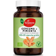 El Granero Curcuma + Pimenta Plus Bio 120cap