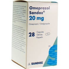 Sandoz Omeprazole 20mg 28capsulas