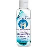 Sani Gel Higienizante 76% Alcohol 100ml Sani Gel, 100ml (Código PF )