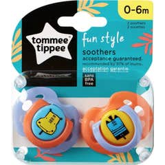 Tommee-typpee Fun Style Soother 0-6 Meses